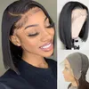 10" Glueless Lace Bob Wig - 180% High Density Human Hair - Pre-Plucked & Ready to Wear