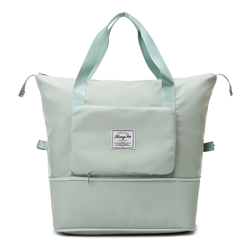 Dry & Wet Separation Sports Shoulder Bag – Large Oxford Gym Bag, 13 Colors Mint Green