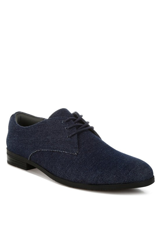 Zapier Men's Denim Oxford Shoes Navy