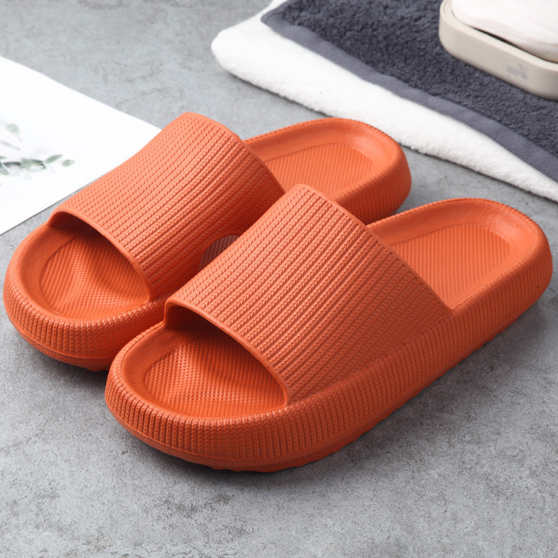 Unisex EVA Non-Slip Slides & Slippers – 14 Colors, Sizes 34–47 Orange