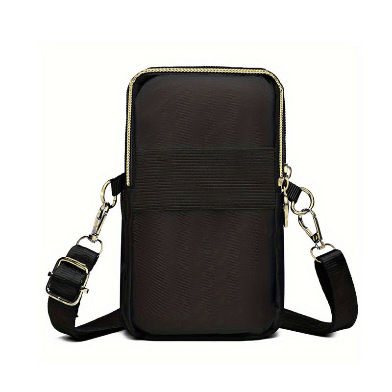 Halloween Pumpkin Mini Crossbody Bag – Waterproof Phone & Coin Purse for Kids & Women