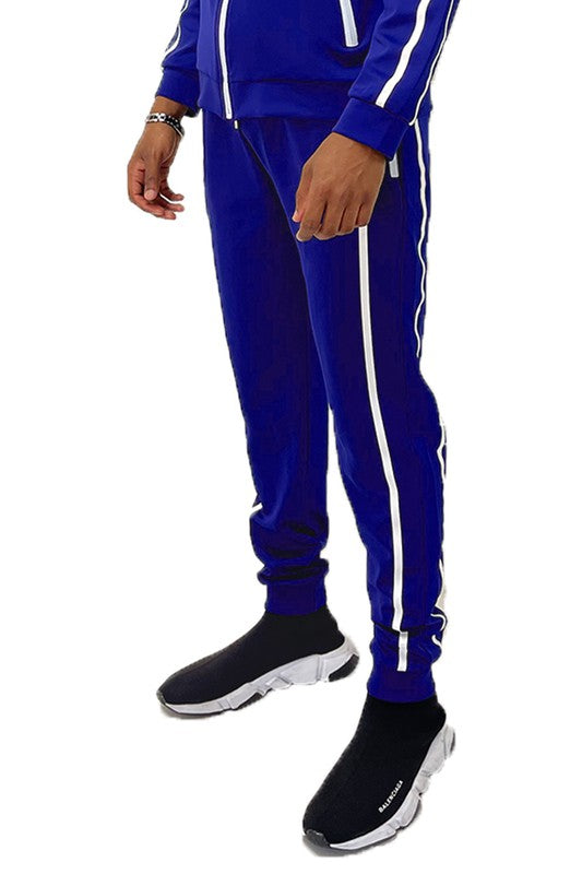 Men's Active Wear Running Track Joggers Royal