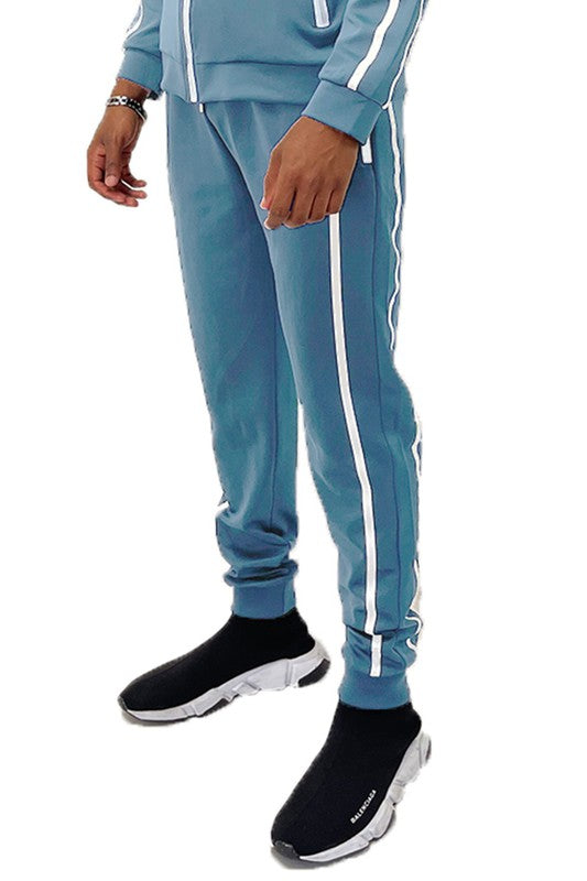 Men's Active Wear Running Track Joggers Sky
