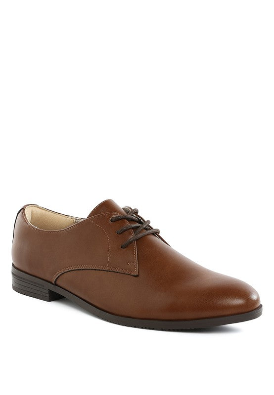 Rah & Co. Finch Men's Minimalist Derby Shoes Dark Brown