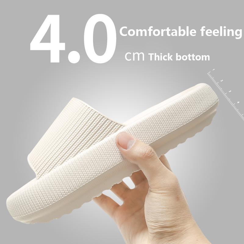 Unisex EVA Non-Slip Slides & Slippers – 14 Colors, Sizes 34–47 White