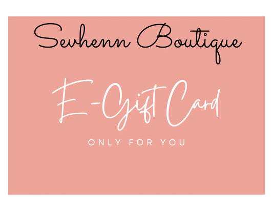 Carte cadeau Sevhenn Boutique