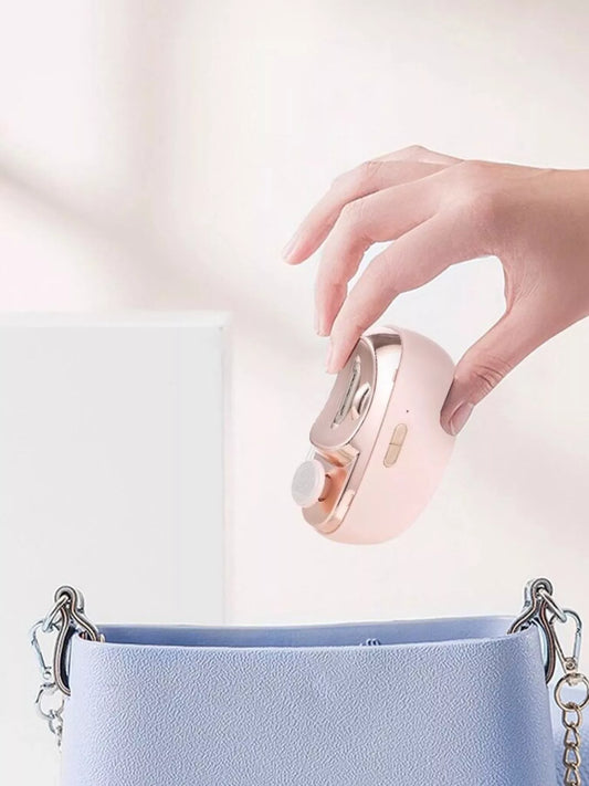 Professional Electric Nail Buffer & Automatic Polisher – Portable Handheld Manicure Tool Blush Pink ONESIZE