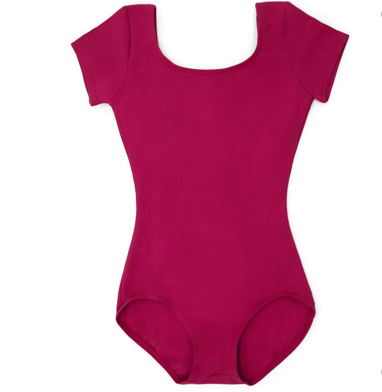 Pink leotard on a white background