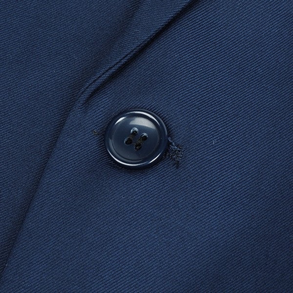 Men's One Button Slim Fit Business Blazer | Notched Lapel Daily Wear Jacket