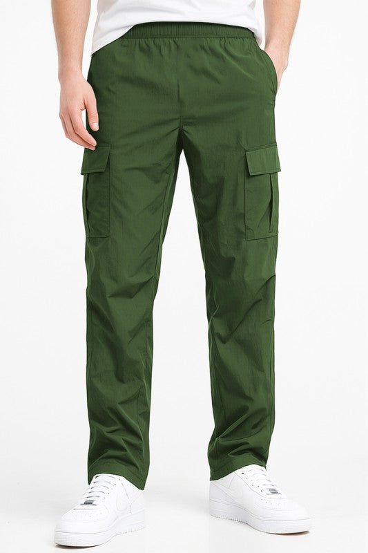 Men's Nylon Classic Cargo Pants Olive
