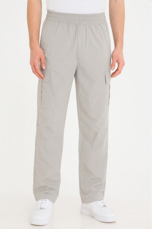 Men's Nylon Classic Cargo Pants Grey