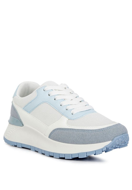 Rag & Co. Nairobi The Non-Ordinary Lace Up Sneakers Sky Blue