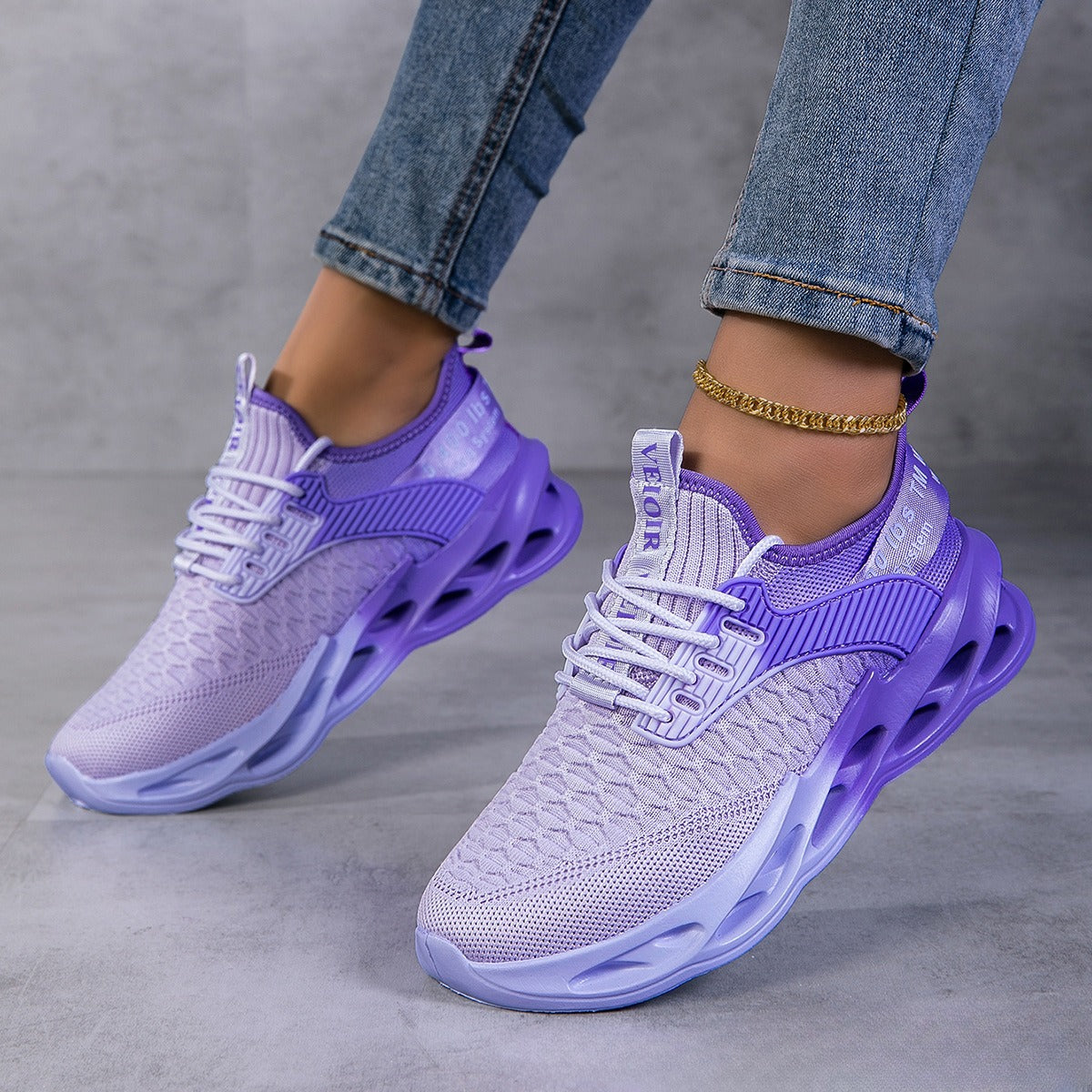 Women’s Casual Sporty Outdoor Running Shoes Lavender Purple
