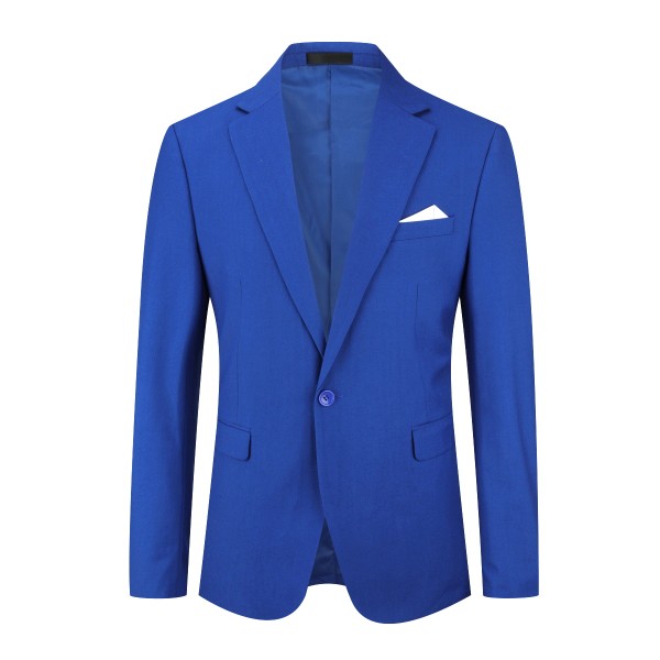 Men's Floral Print Notch Lapel Blazer | Slim Fit Fashion Jacket – Navy Blue, Sky Blue, Royal Blue & Multicolour