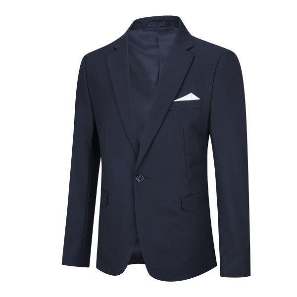 Men's Floral Print Notch Lapel Blazer | Slim Fit Fashion Jacket – Navy Blue, Sky Blue, Royal Blue & Multicolour