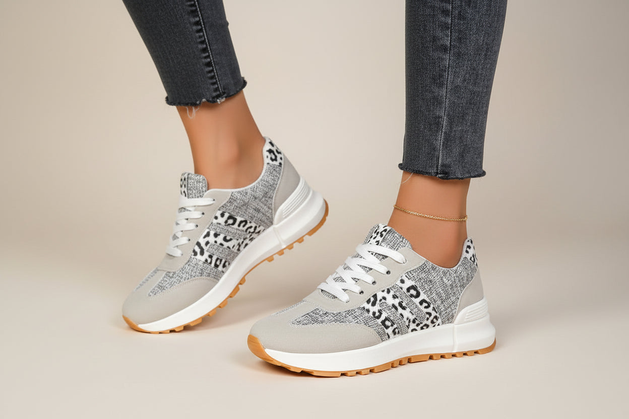 Rosalia Detail Lace Up Sneakers by Threaded Pear