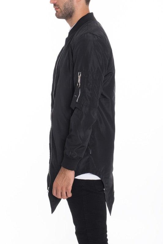 Men's Fish Tail Bomber Jacket