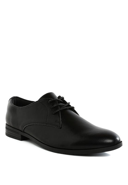 Rah & Co. Finch Men's Minimalist Derby Shoes Black