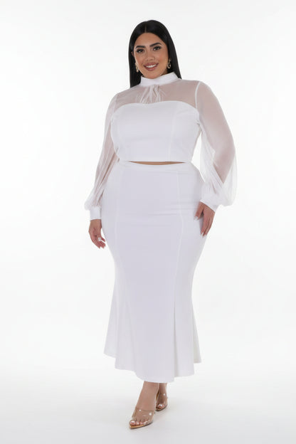 Stretch Skirt Set 3XL