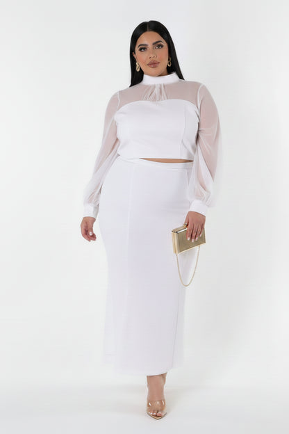 Stretch Skirt Set