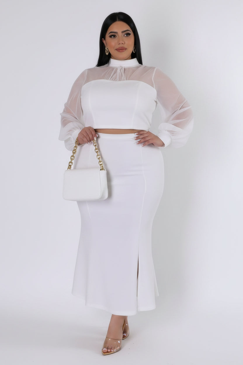 Stretch Skirt Set