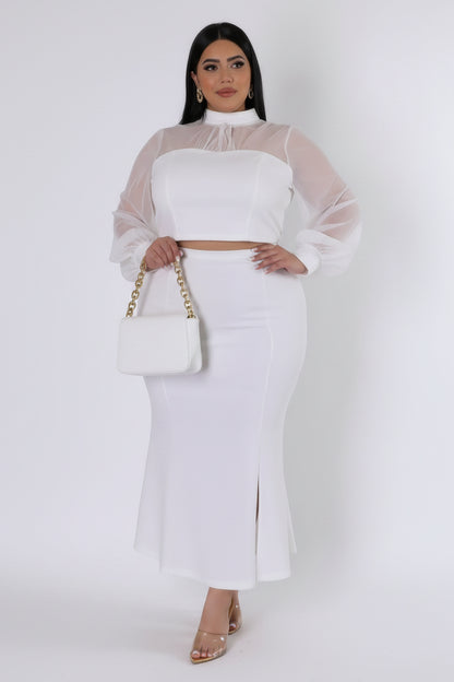 Stretch Skirt Set