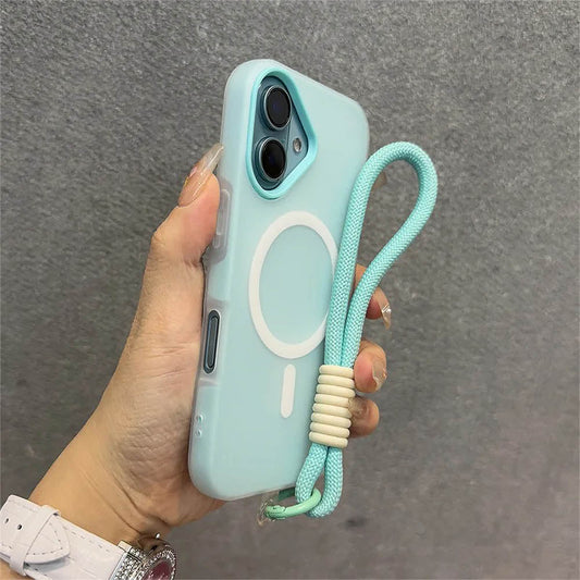 Candy Color Lanyard iPhone Case | ZAKAPOP