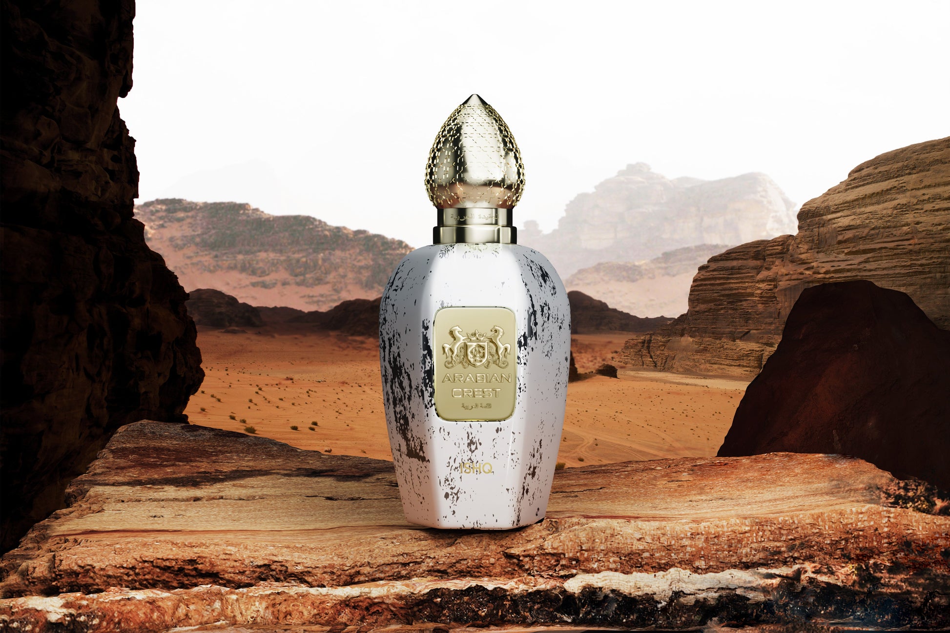 Ishq عشق Eau de Parfum | Arabian Rose Vetiver & Cashmeran Fragrance