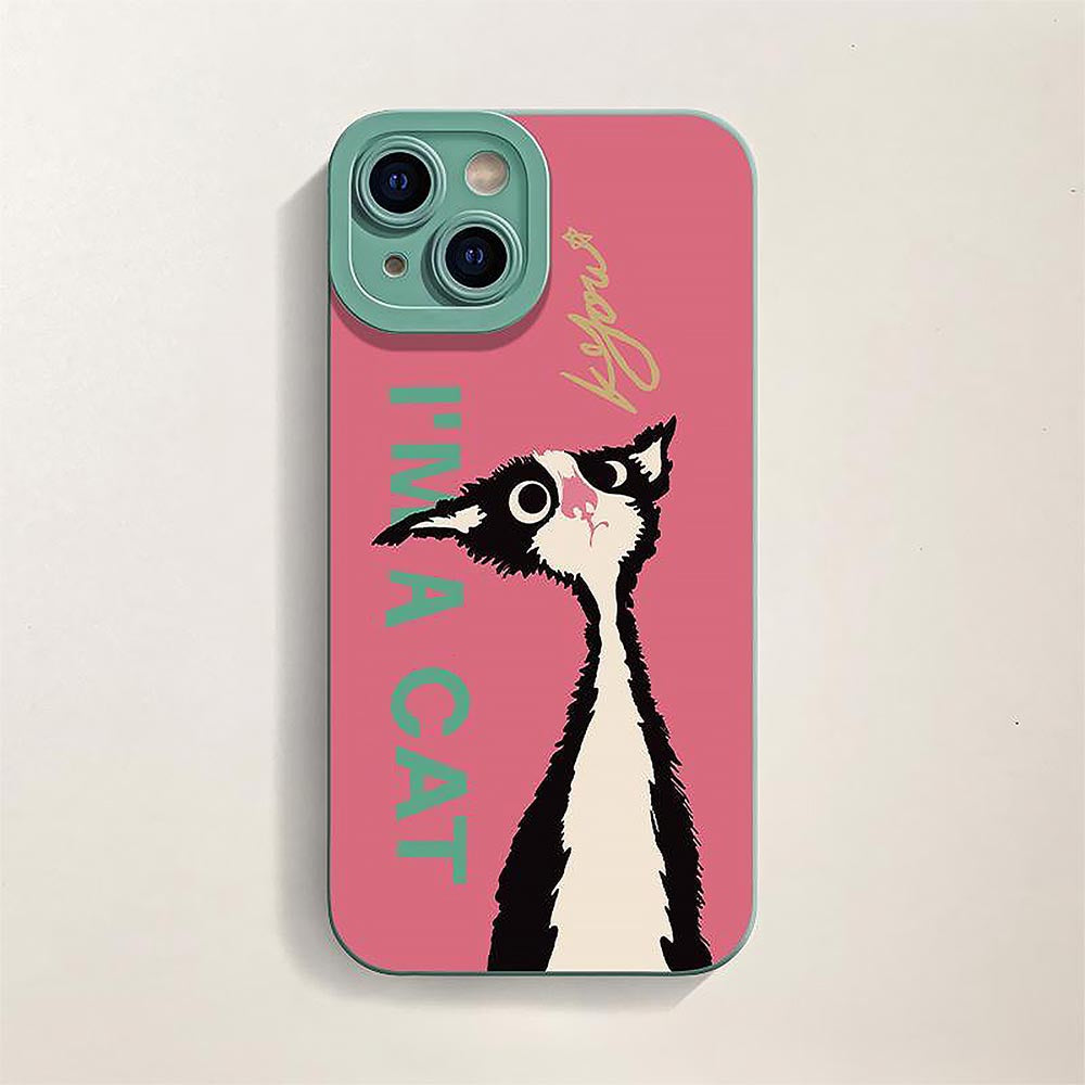 I'M A CAT Cute Pink iPhone Case | ZAKAPOP
