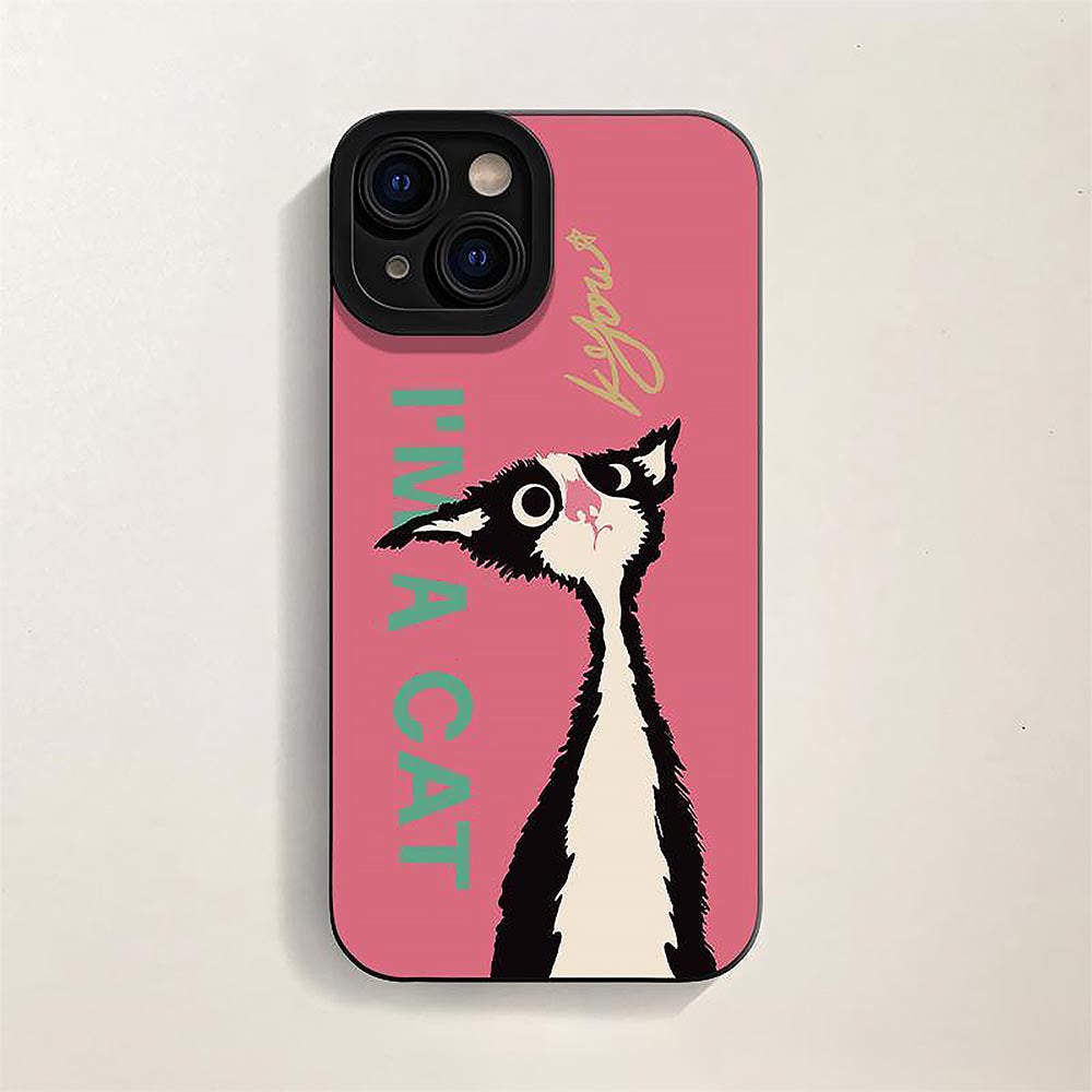 I'M A CAT Cute Pink iPhone Case | ZAKAPOP