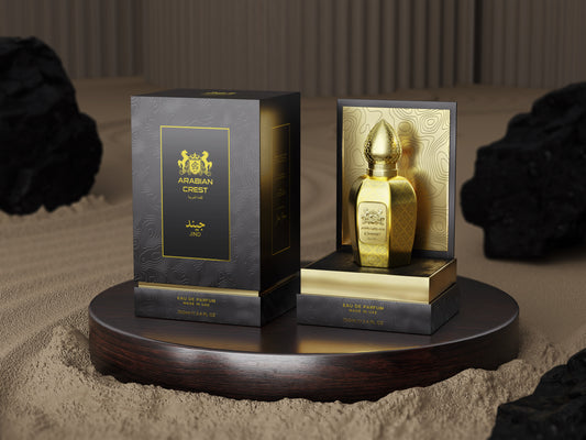 Jind جيند Eau de Parfum | Arabian Jasmine Rose Coffee & Vetiver Fragrance