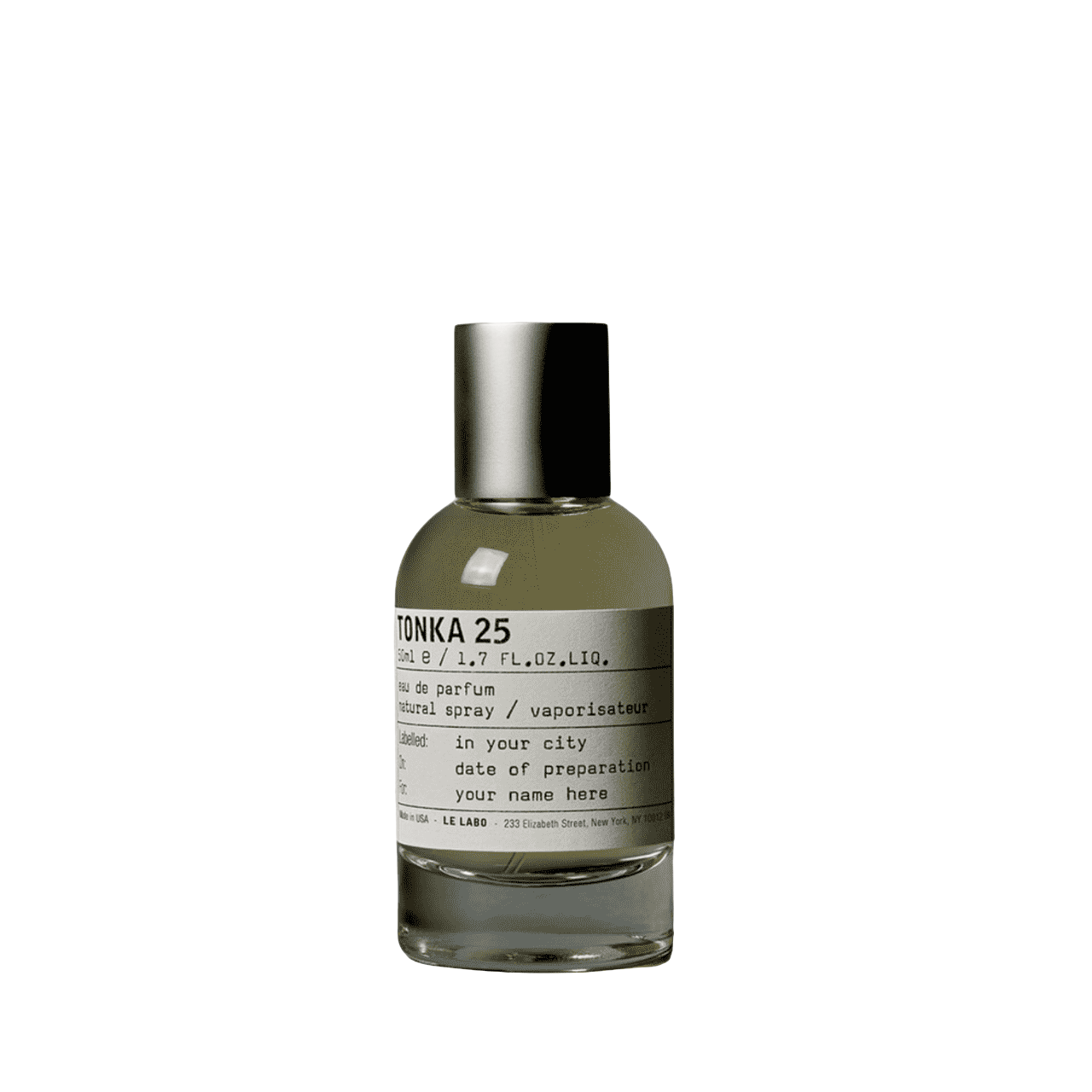Le Labo Tonka 25 Eau de Parfum 50ML 1.7OZ Tester Bottle With Cap