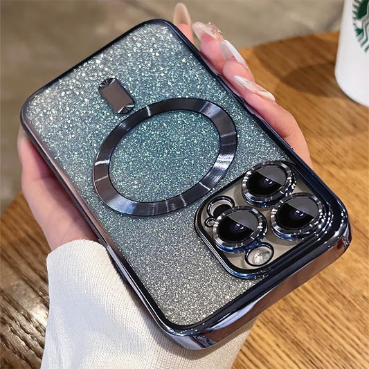 Luxury Glitter Gradient Magsafe Phone Case | ZAKAPOP