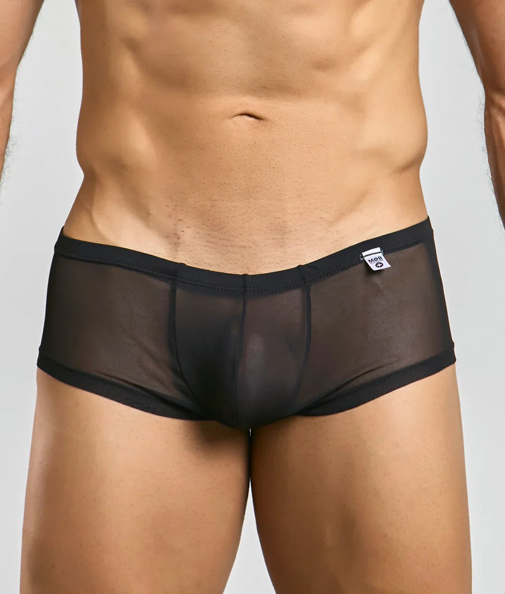 MOB Men's Sexy Sheer Hip Brief