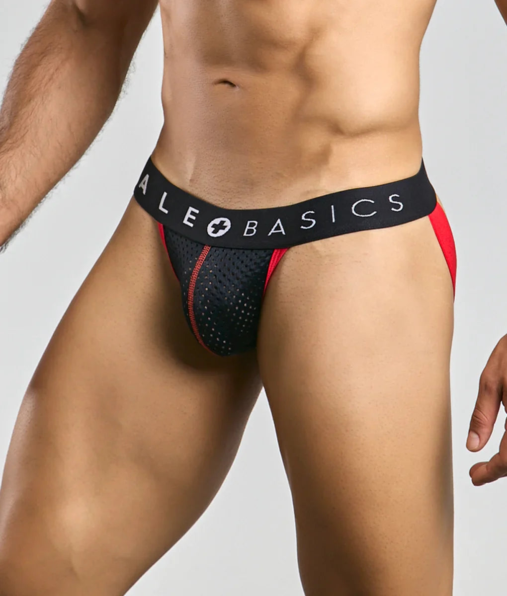 MaleBasics Spot Jockstrap-Black