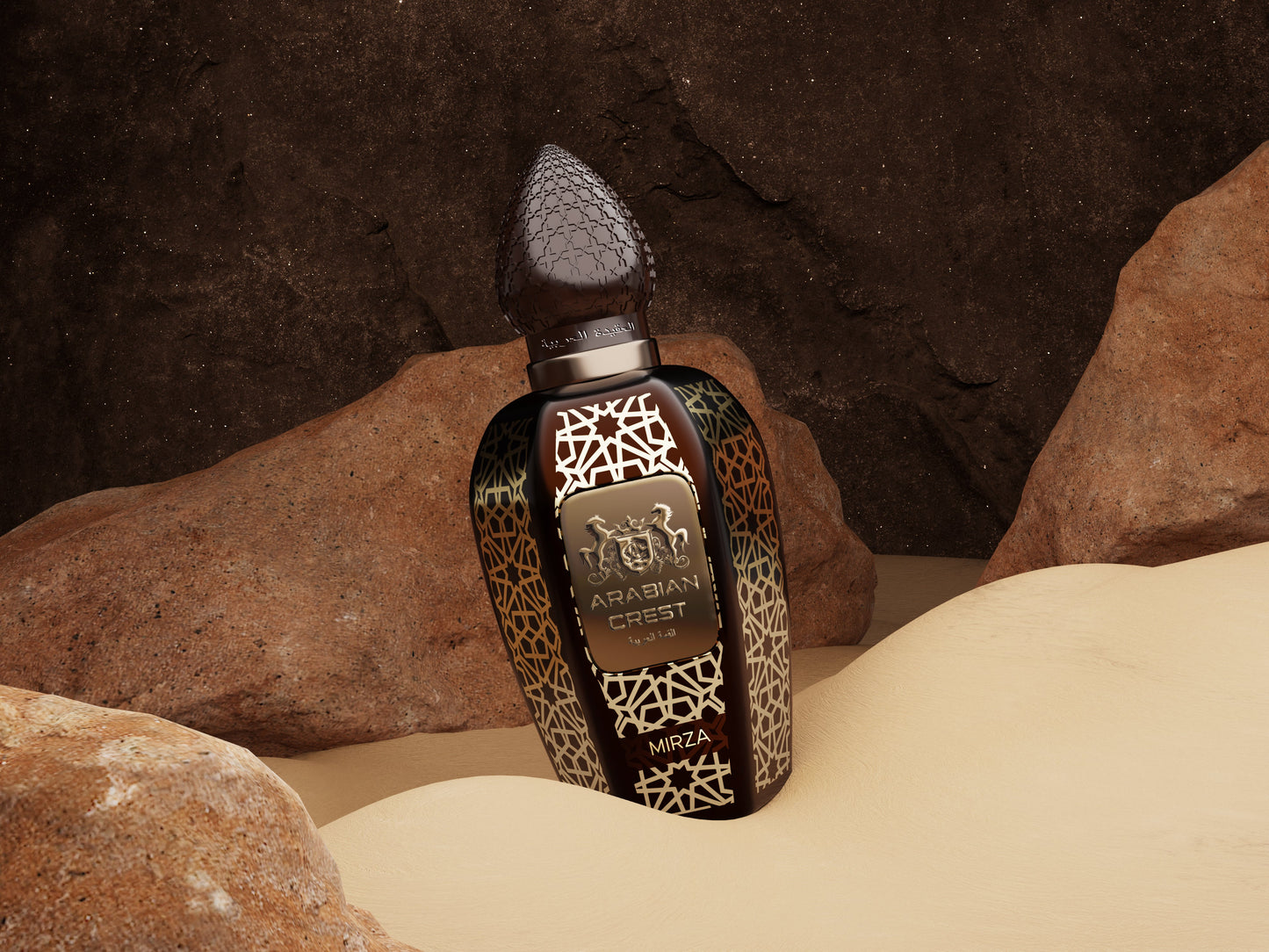 Mirza ميرزا Eau de Parfum | Arabian Oud Saffron & Rose Desert Fragrance