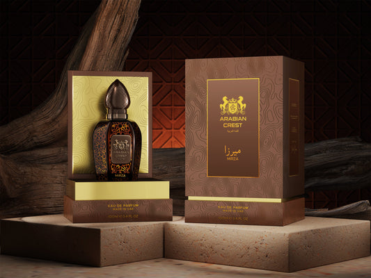 Mirza ميرزا Eau de Parfum | Arabian Oud Saffron & Rose Desert Fragrance
