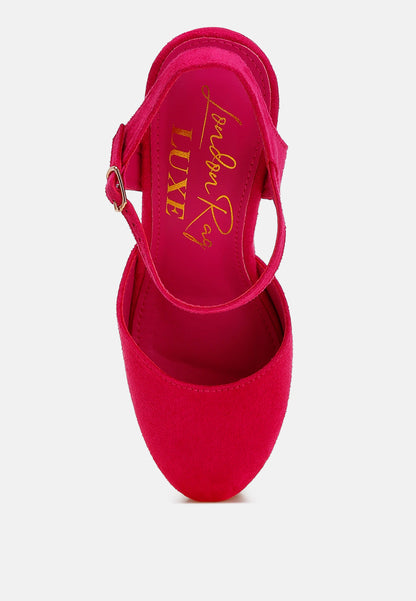 Manifest Dual Tone Wedge Sandals by London Rag