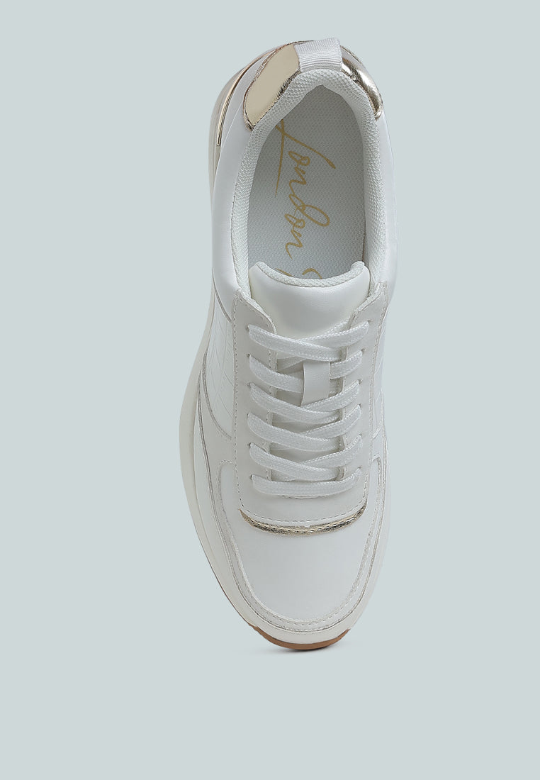 Noltas Chunky Wedge Heel Sneaker by London Rag