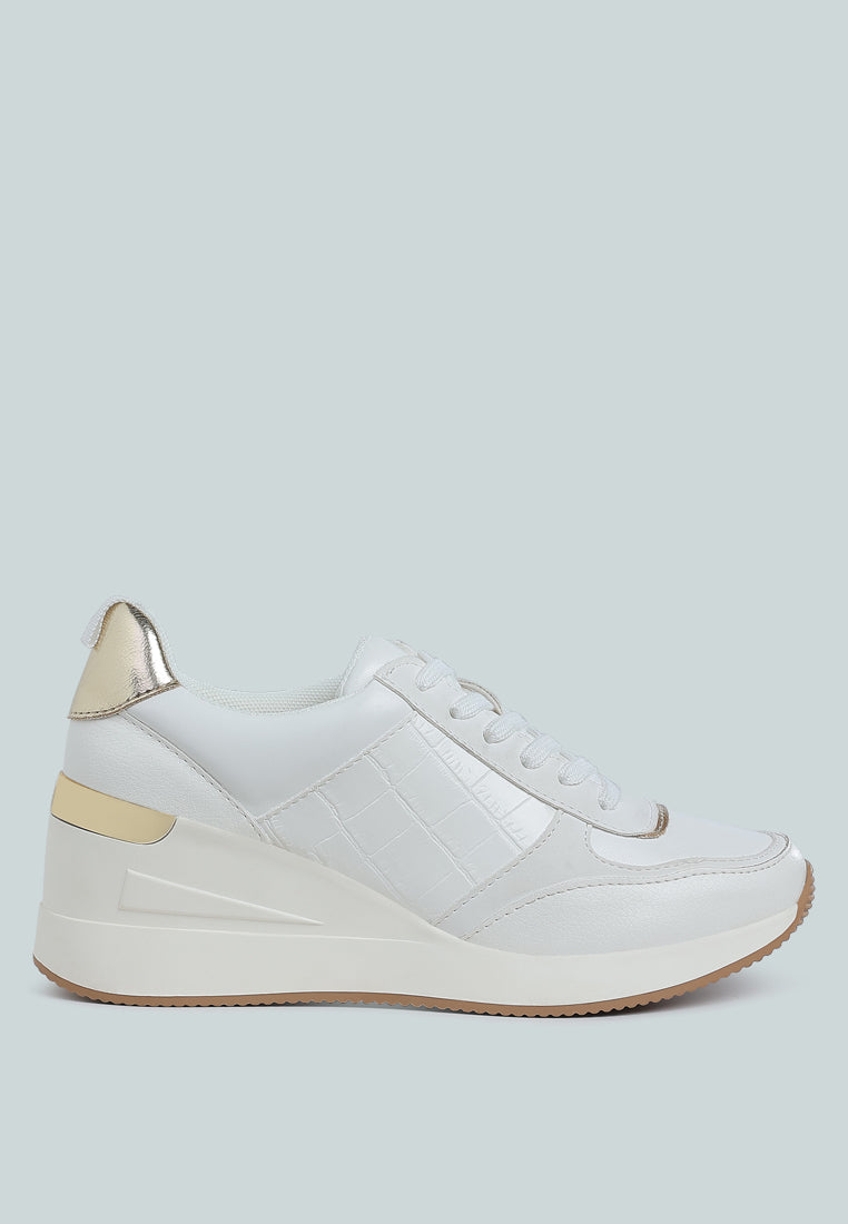 Noltas Chunky Wedge Heel Sneaker by London Rag