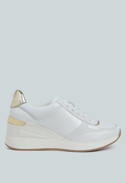 Noltas Chunky Wedge Heel Sneaker by London Rag