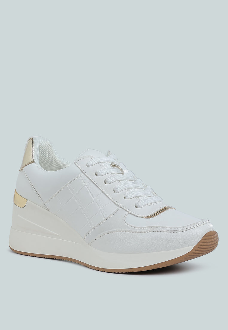 Noltas Chunky Wedge Heel Sneaker by London Rag