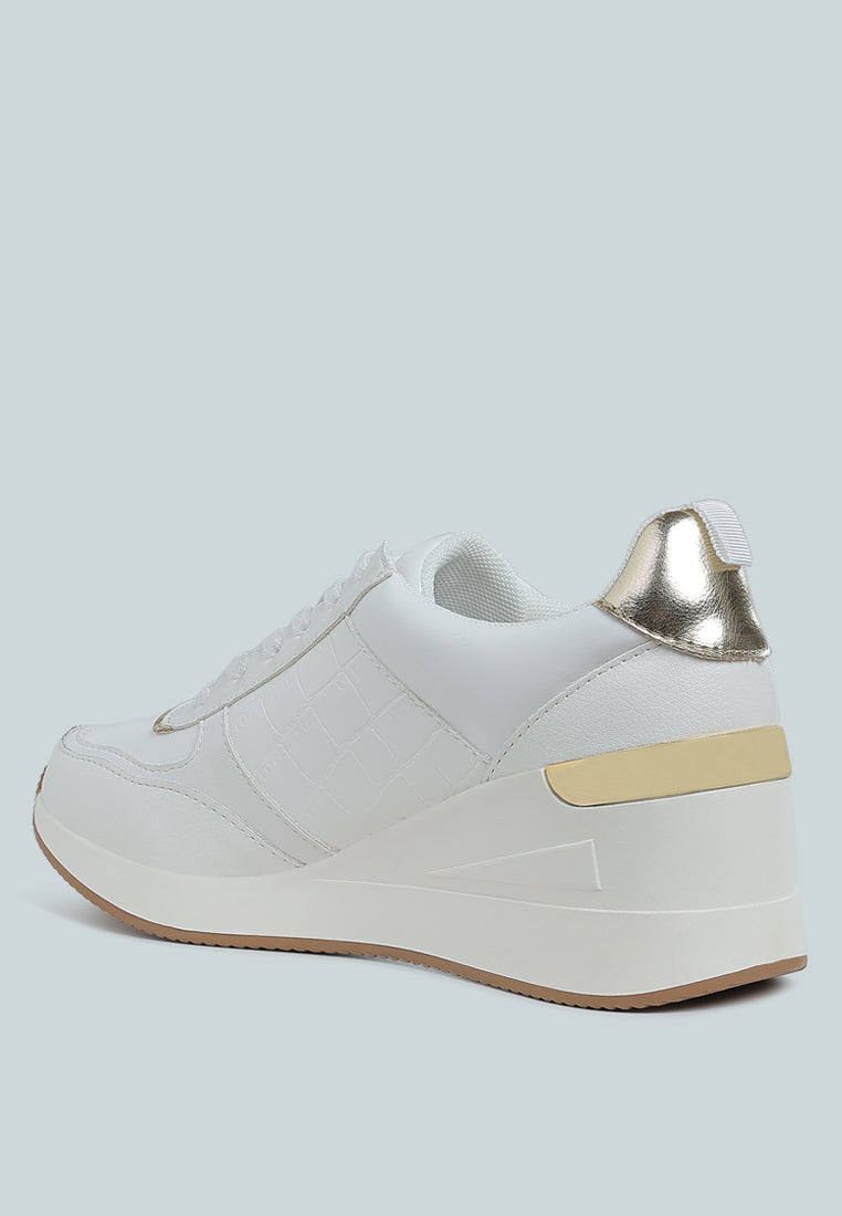 Noltas Chunky Wedge Heel Sneaker by London Rag