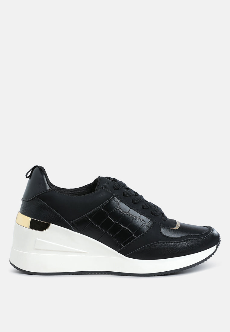 Noltas Chunky Wedge Heel Sneaker by London Rag