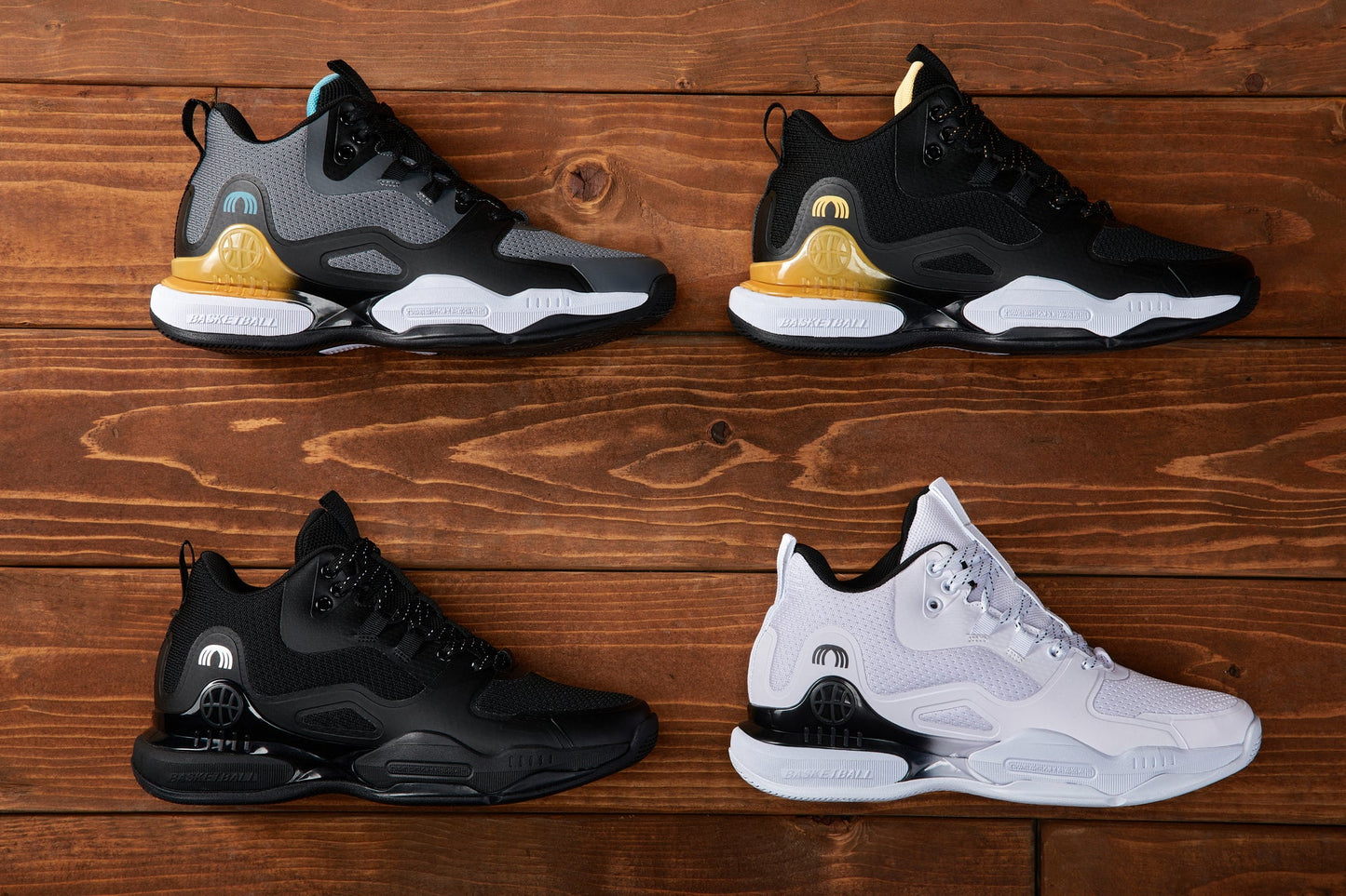 CALTO - Q393 - 3 Inches Taller (Black) - Basketball High-Top Sneakers