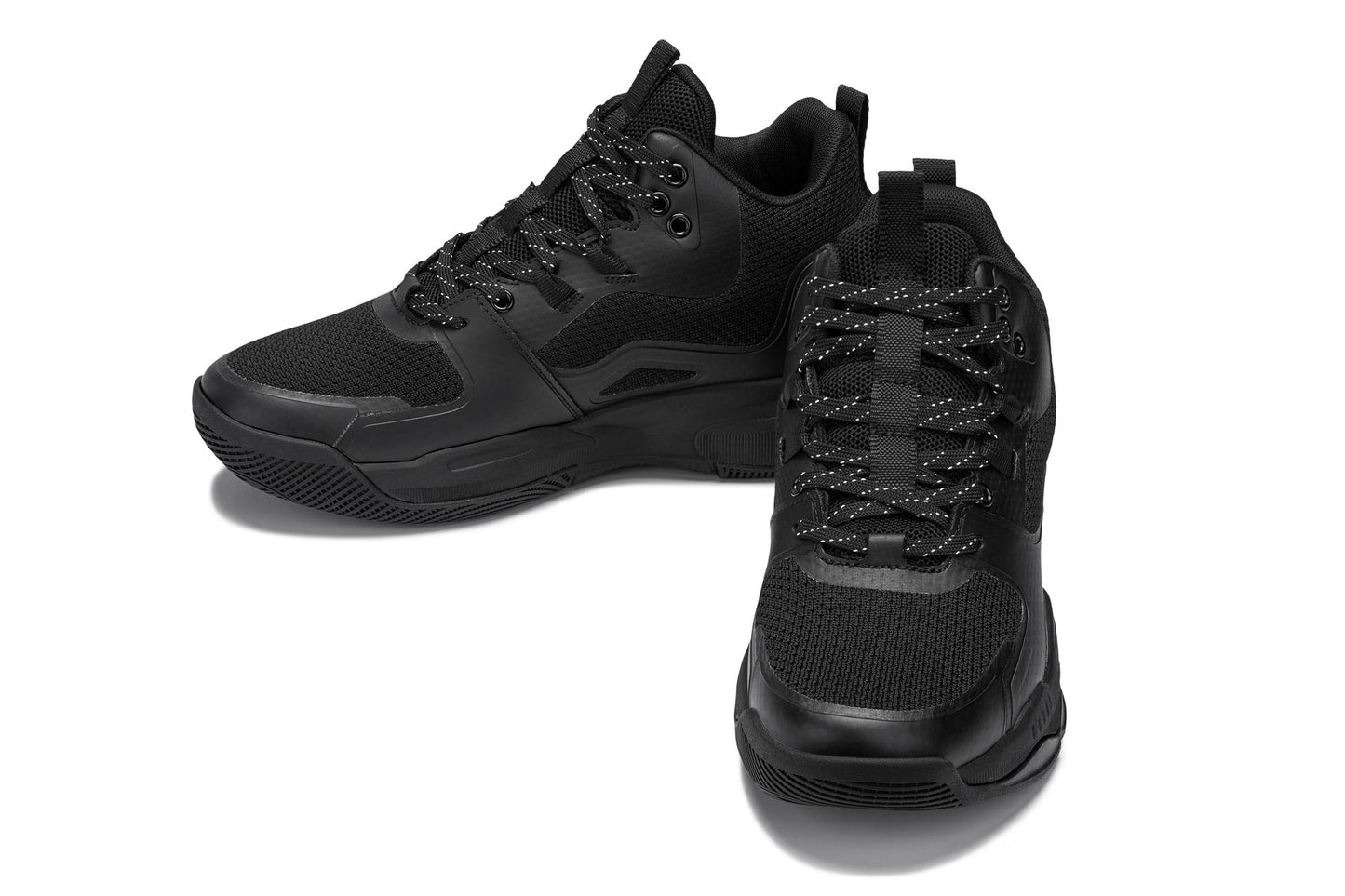 CALTO - Q393 - 3 Inches Taller (Black) - Basketball High-Top Sneakers