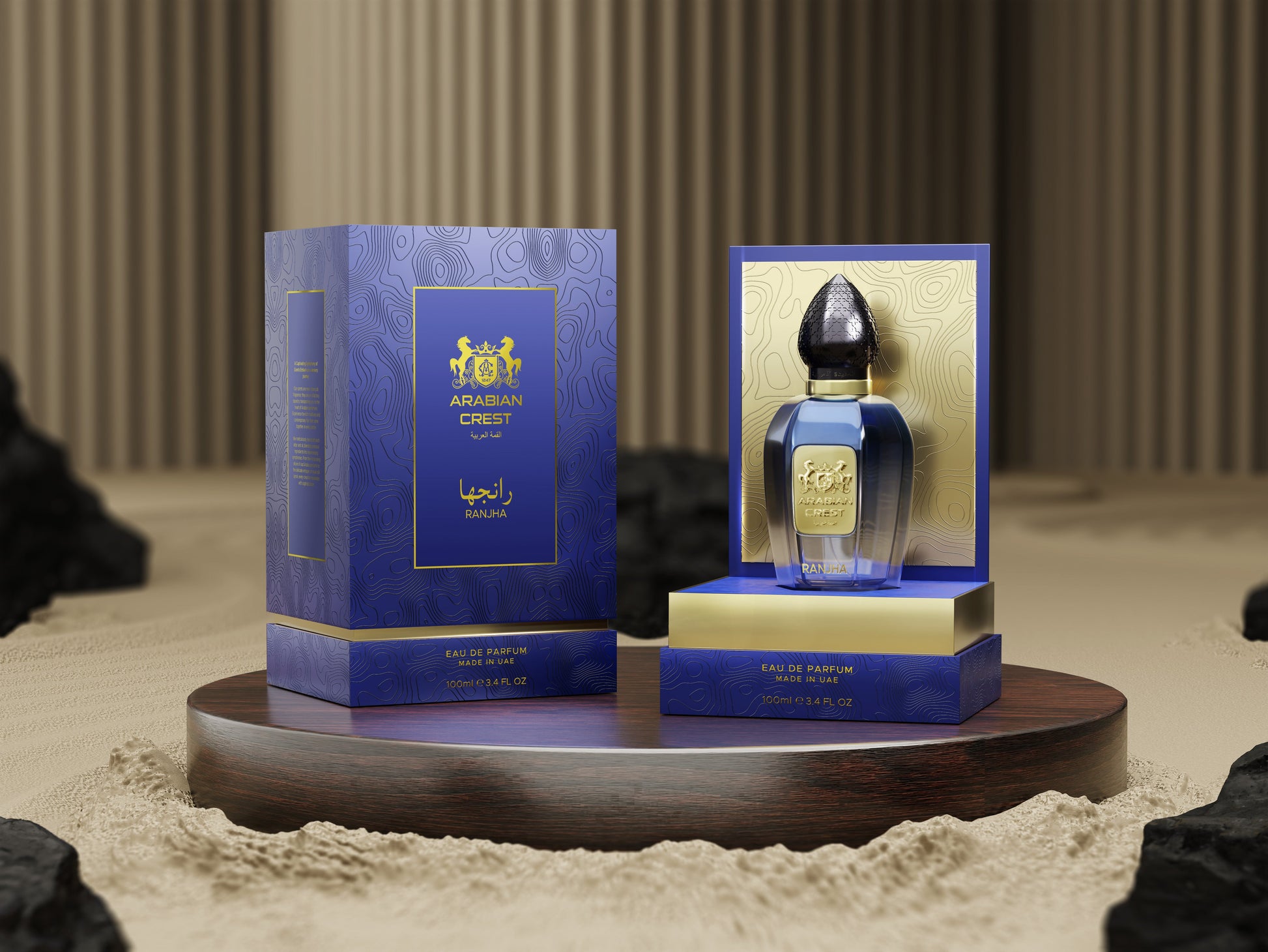 Ranjha رانجها Eau de Parfum | Arabian Rose Saffron & Agarwood Fragrance
