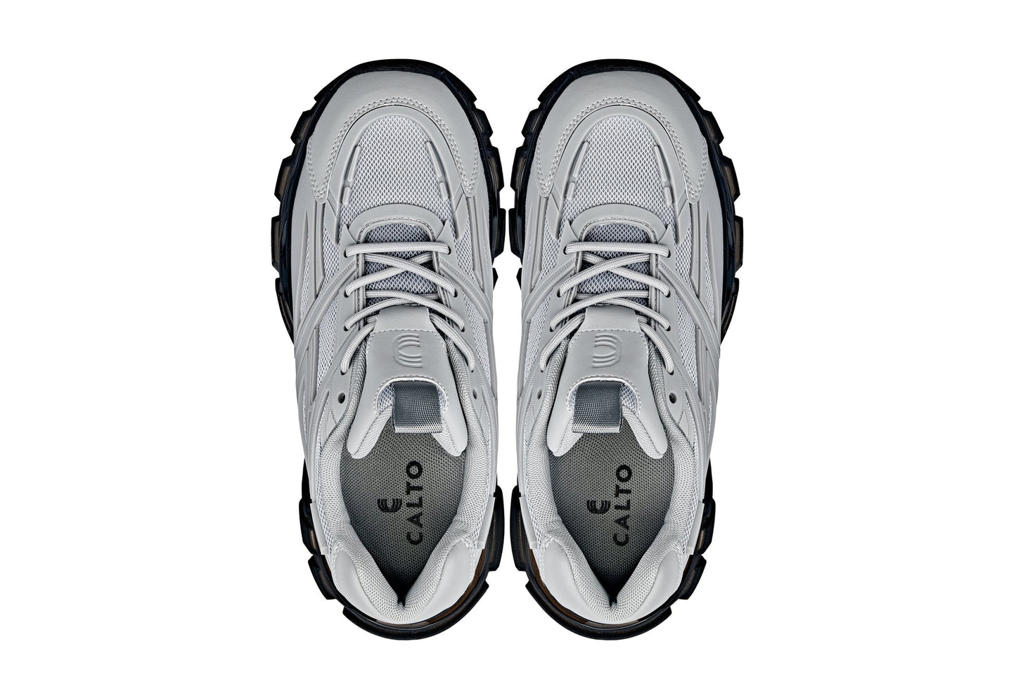 CALTO S5281 Elevator Sneakers | 2.6" Height Boost Chunky Sole Sporty Sneaker 8