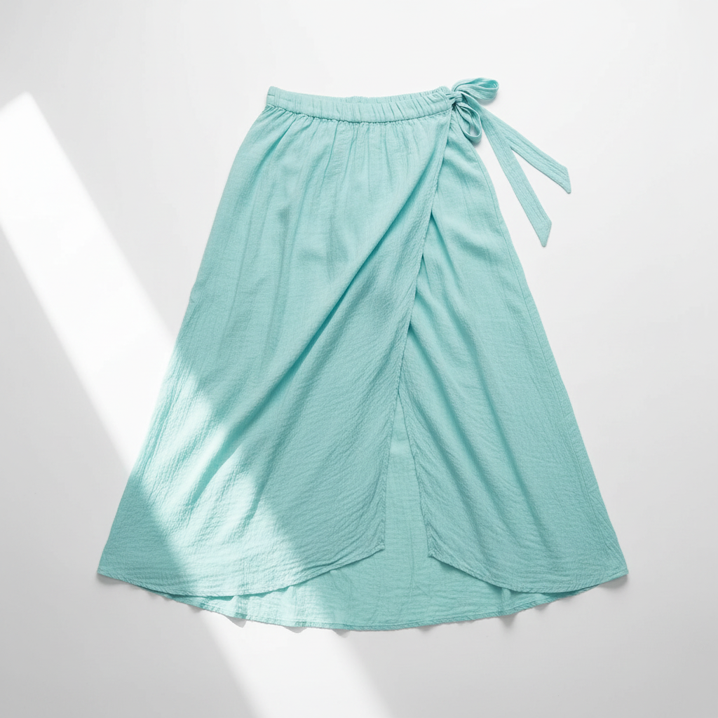 Lace-Up Long Sarong Beach Cover-Up by The Eggy's store