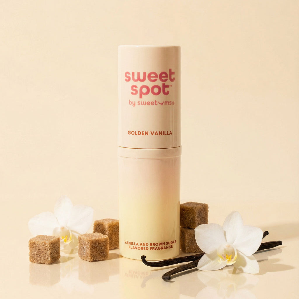 Golden Vanilla Solid Fragrance Stick | Brown Sugar & Vanilla Perfume